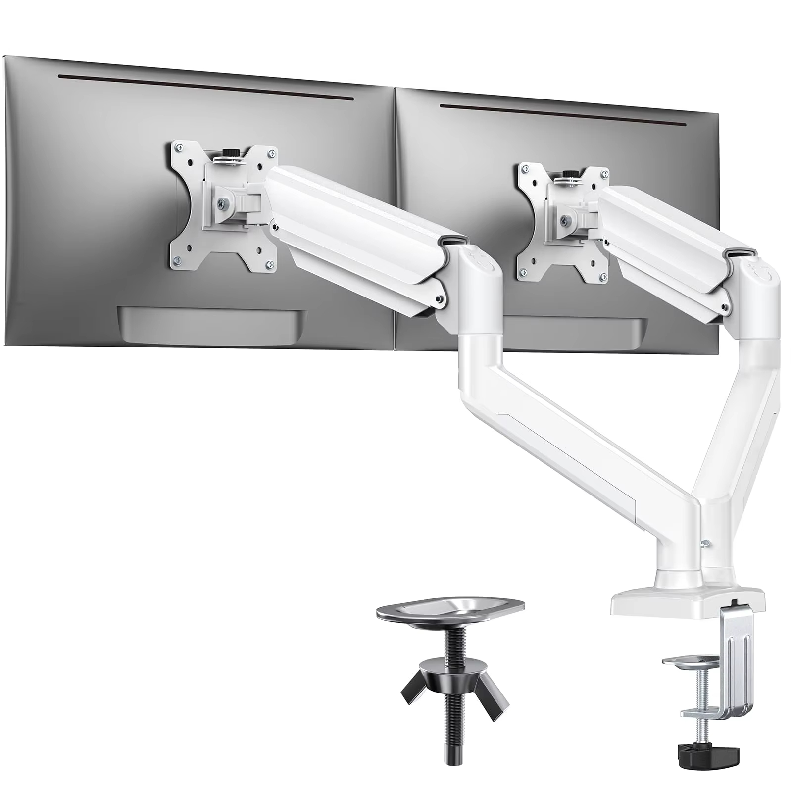 Dual Monitor Desk Setup - Dual Monitor Mount Stand Desk Universal
