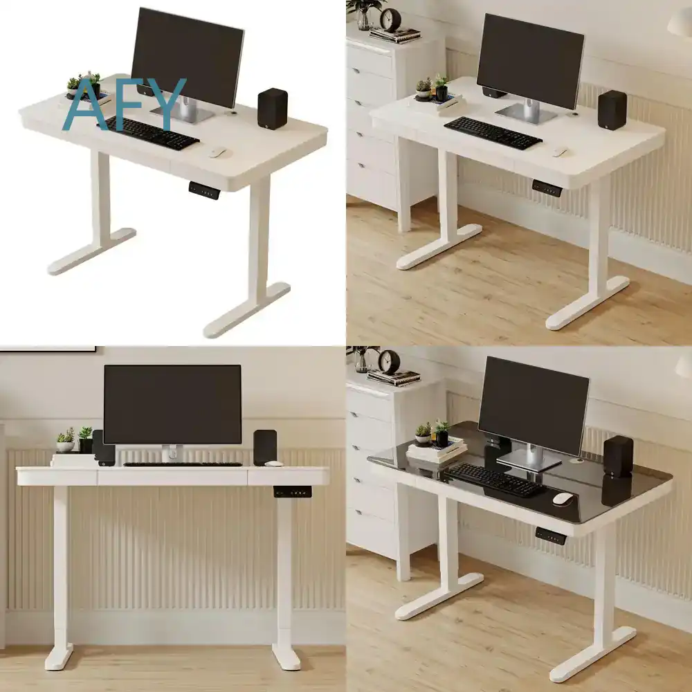 Desk Setup Study - Smart Height Adjustable Electric Standing Desk
