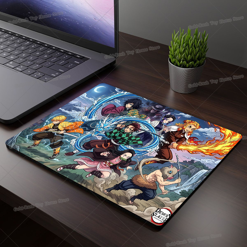 Kamado Tanjiro Nezuko Small Mo - огляд і ціна Desk Setup Carpet