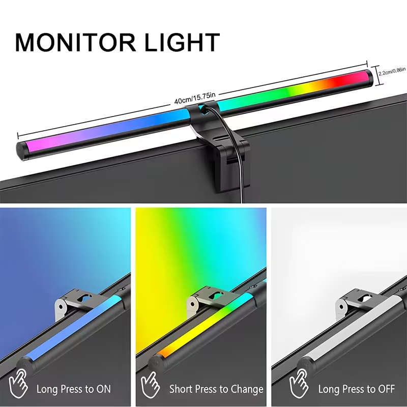 Monitor Light Bar RGB Lightbar - огляд і ціна Desk Setup Study