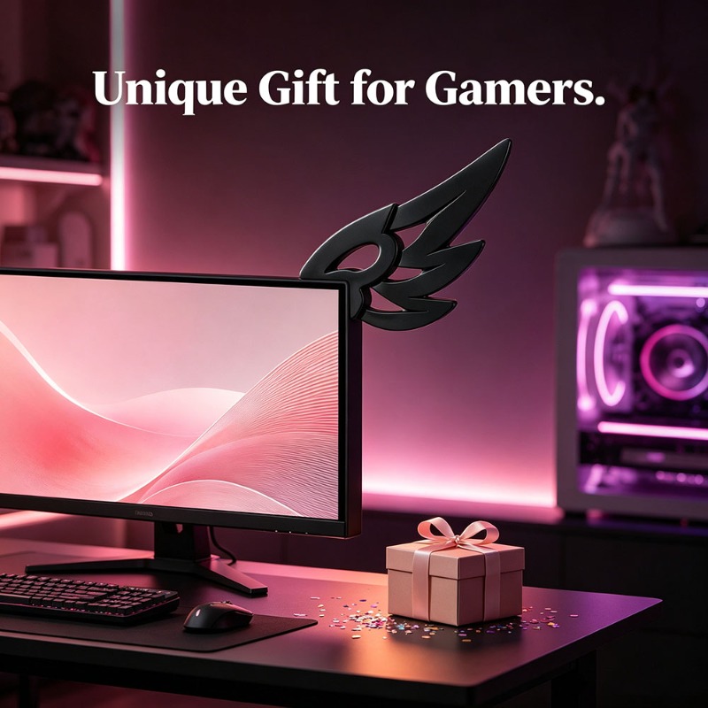 Kawaii 3D Wing Decor for Compu - огляд і ціна Desk Setup Accessories Aesthetic