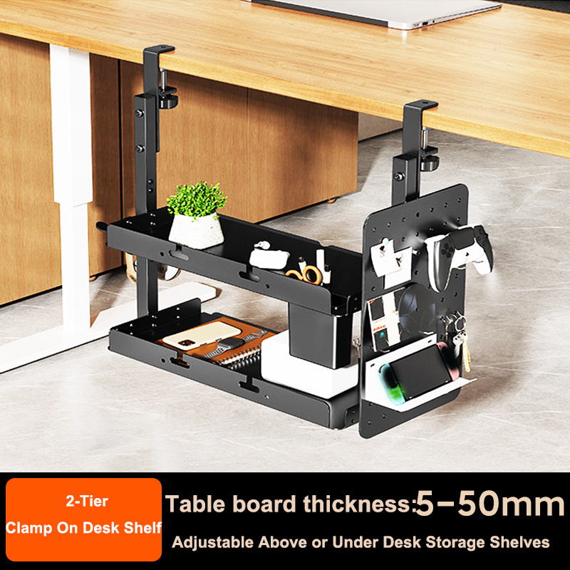 Clamp-on 14 inch Above Below D - огляд і ціна Desk Setup Study