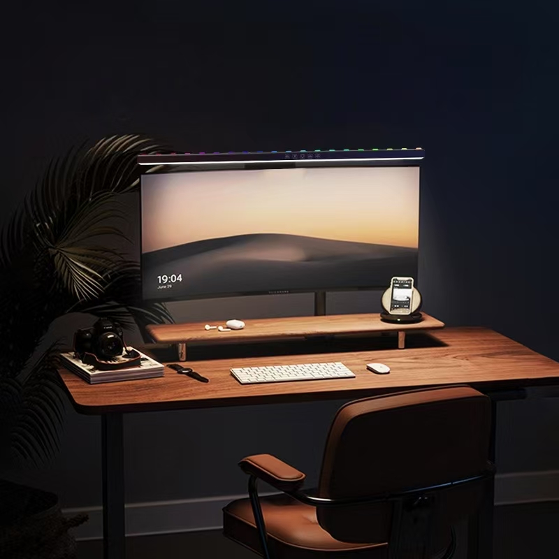 LED Monitor Light Hanging Desk - огляд і ціна Desk Setup Study