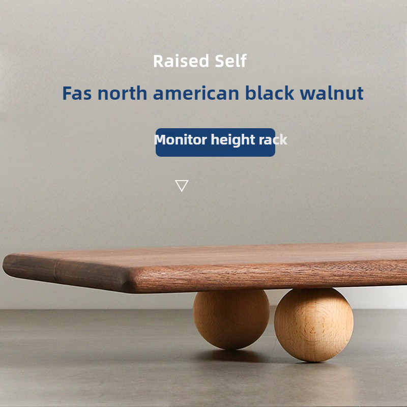 Natural Wood Desktop Riser Dua - огляд і ціна Desk Setup Dual Monitor