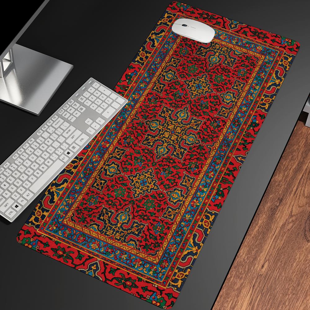 Persian Rug Carpet Red Mousepa - огляд і ціна Desk Setup Red