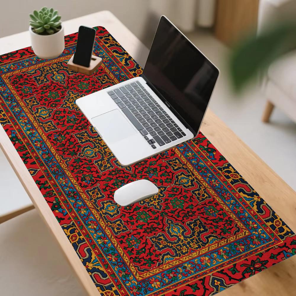 Persian Rug Carpet Red Mousepa - огляд і ціна Desk Setup Red