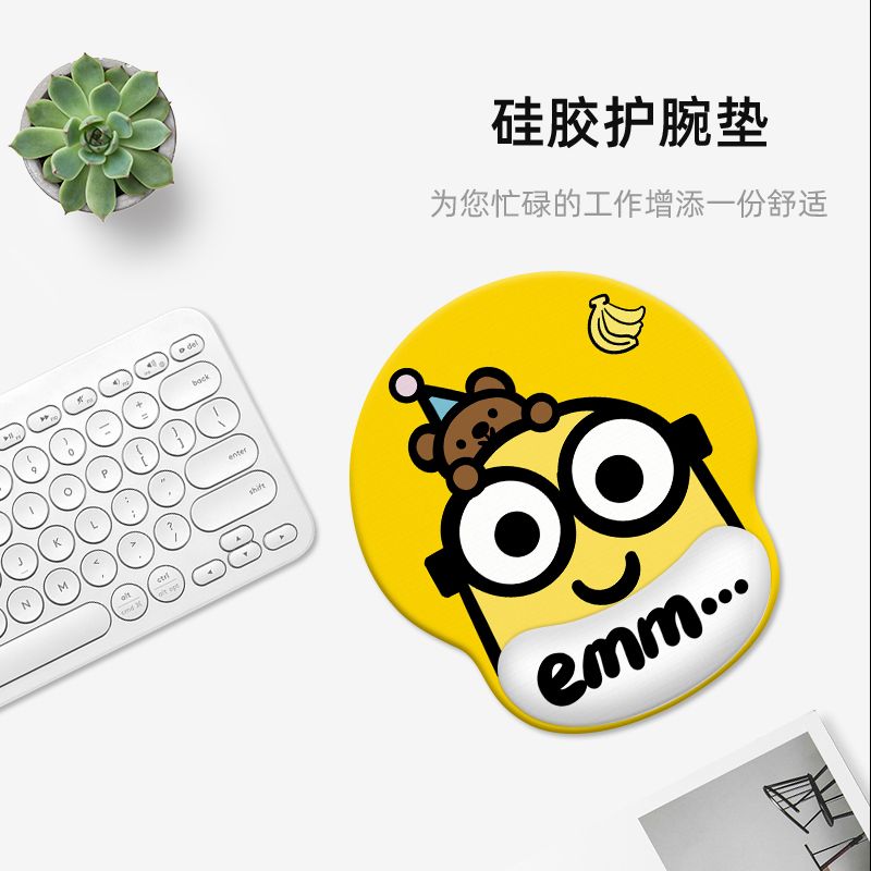 Minions cartoon cute wristband - огляд і ціна Desk Setup Carpet