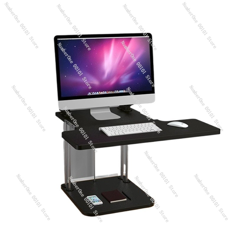 Height-Adjustable Standing Des - огляд і ціна Desk Setup Laptop And Monitor
