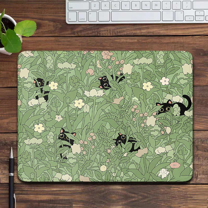 Green Desk Mat Nature Mouse Pa - огляд і ціна Desk Setup Accessories Aesthetic