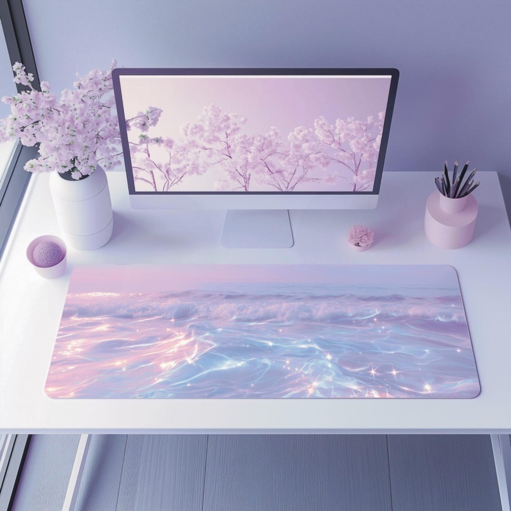 Aesthetic Pastel Desk Mat for  - огляд і ціна Desk Setup Accessories Aesthetic