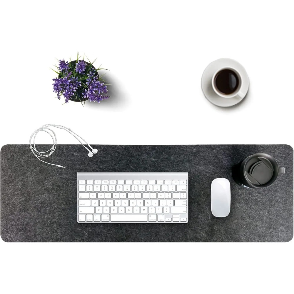 Felt Desk Mat Computer Mat for - огляд і ціна Desk Setup Carpet
