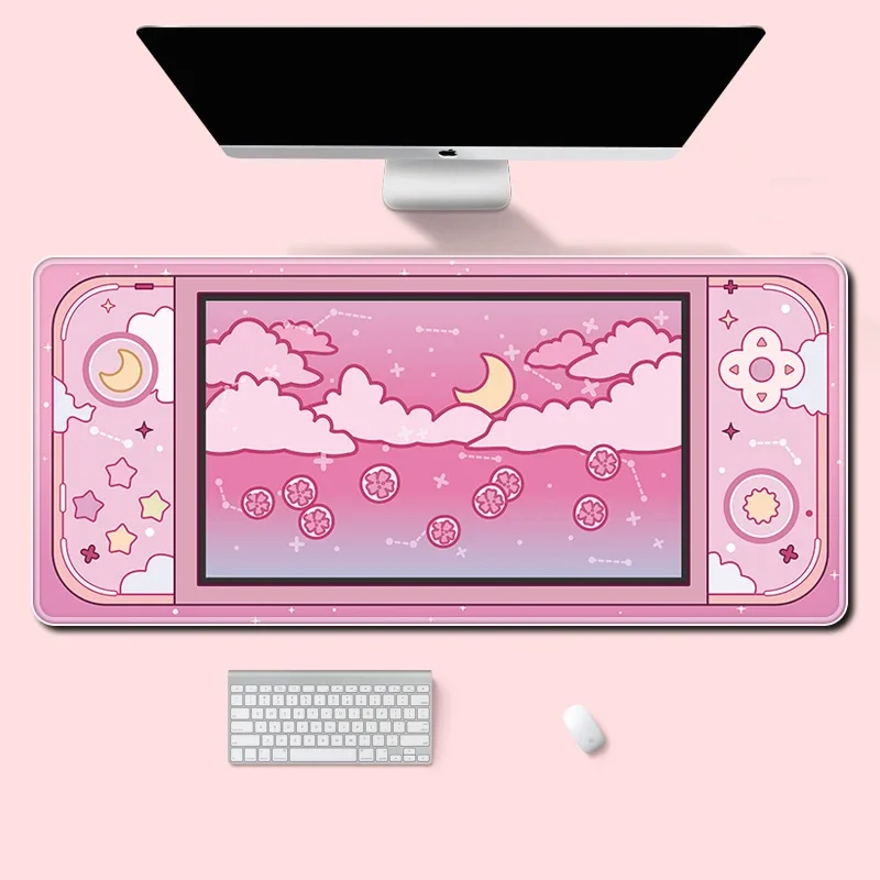 Moon and Stars Large Desk Mat  - огляд і ціна Desk Setup Accessories Aesthetic