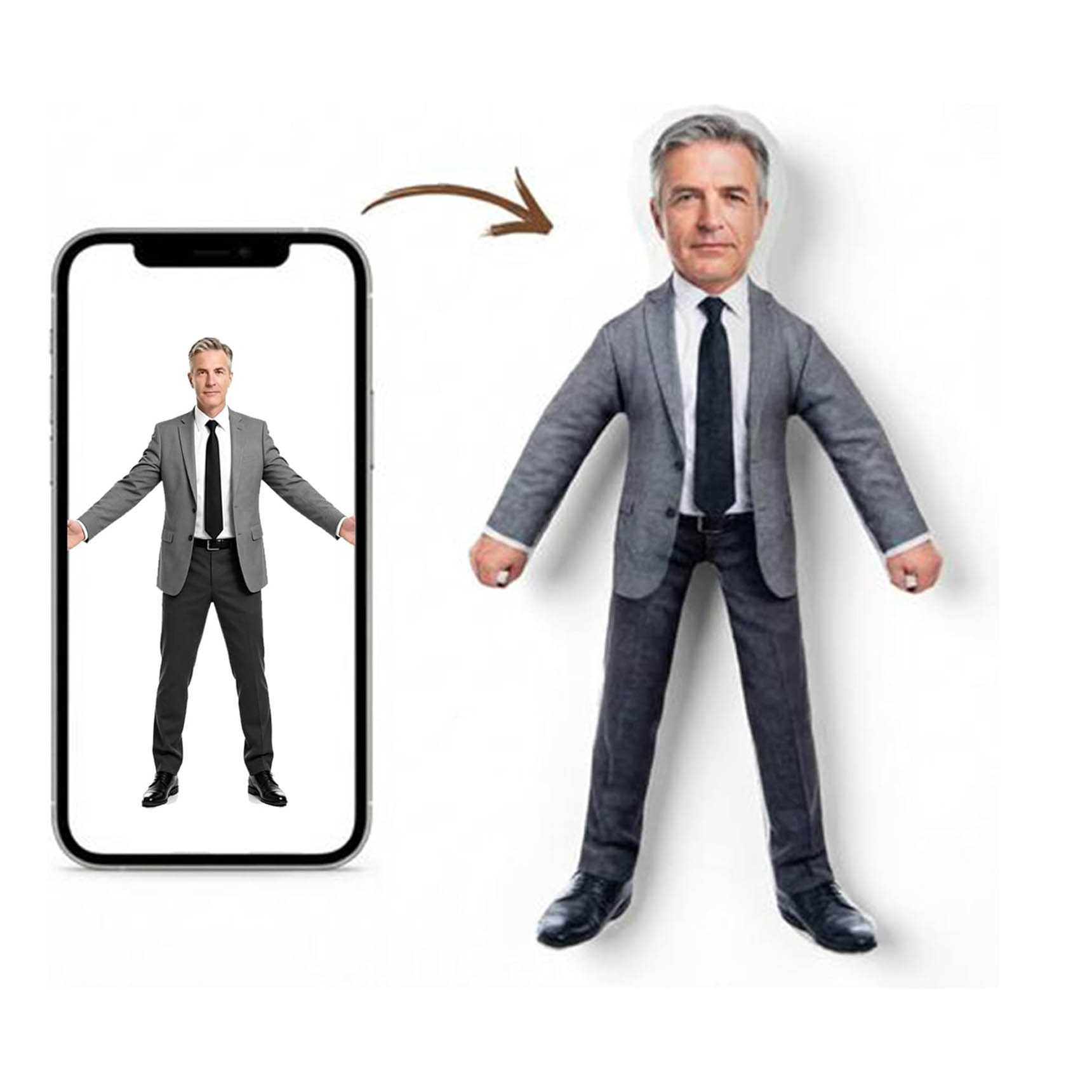 customizable Jointed Plush Fig - огляд і ціна Desk Setup Decor