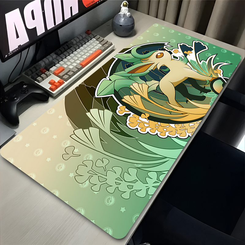 Mouse Pad Gamer P-pokemon Leaf - огляд і ціна Desk Setup Carpet