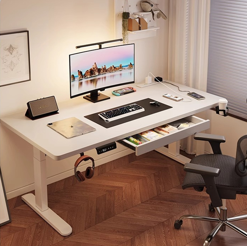 Modern Iron Dual Motor Electri - огляд і ціна Dual Monitor Desk Setup