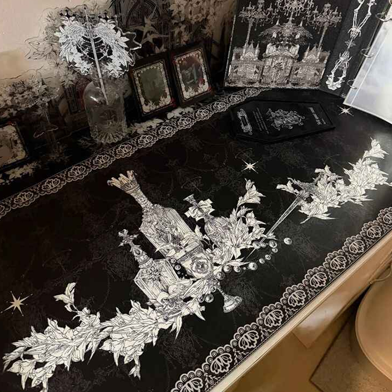Divine Realm Gothic Building M - огляд і ціна Desk Setup Carpet