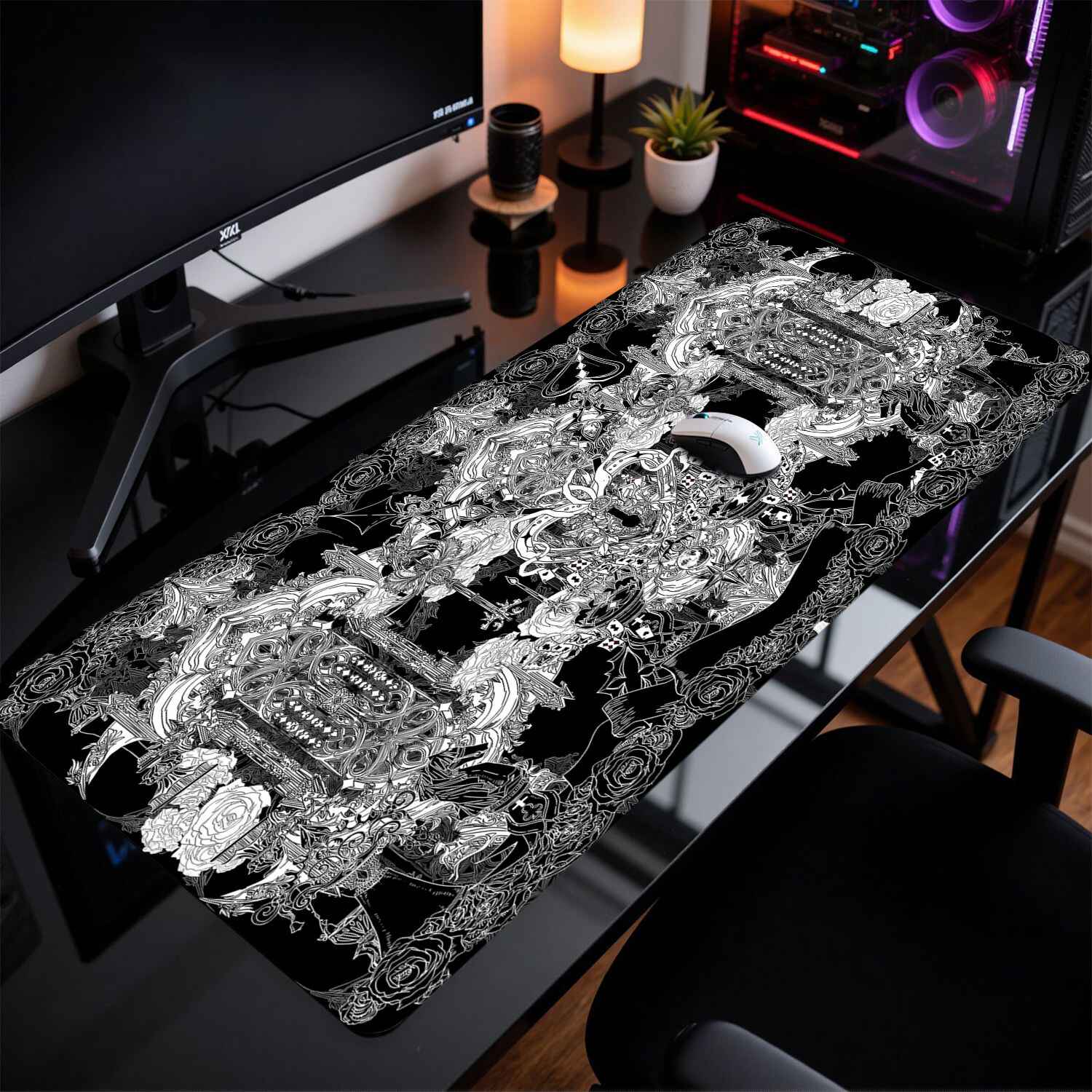 Divine Realm Gothic Building M - огляд і ціна Desk Setup Carpet