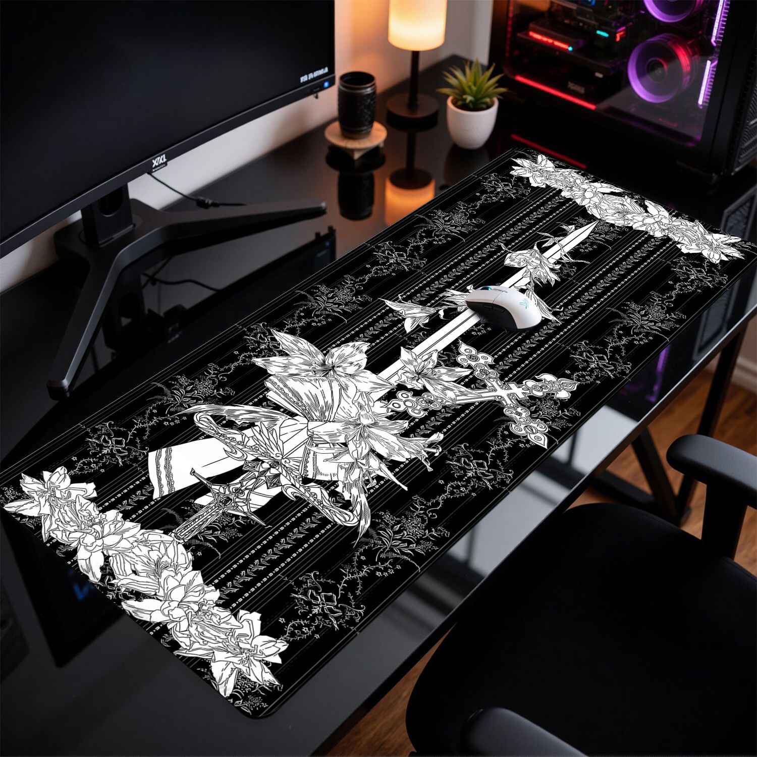 Divine Realm Gothic Building M - огляд і ціна Desk Setup Carpet