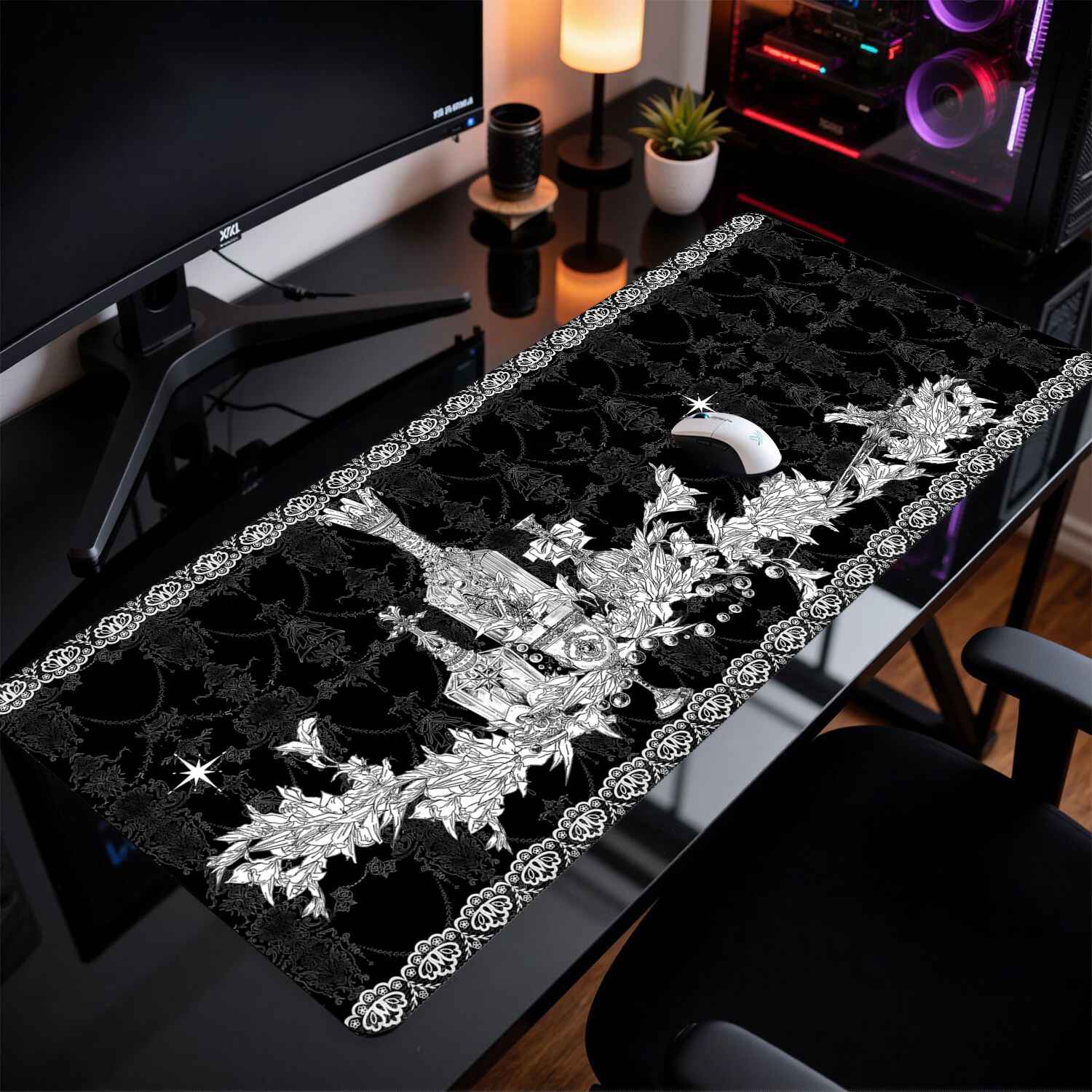 Divine Realm Gothic Building M - огляд і ціна Desk Setup Carpet