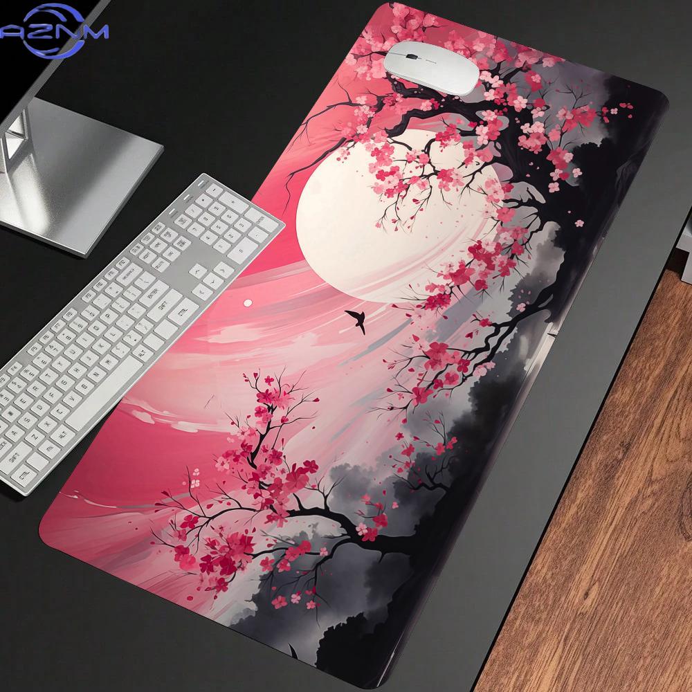 Red and Black Art Landscapes M - огляд і ціна Desk Setup Red
