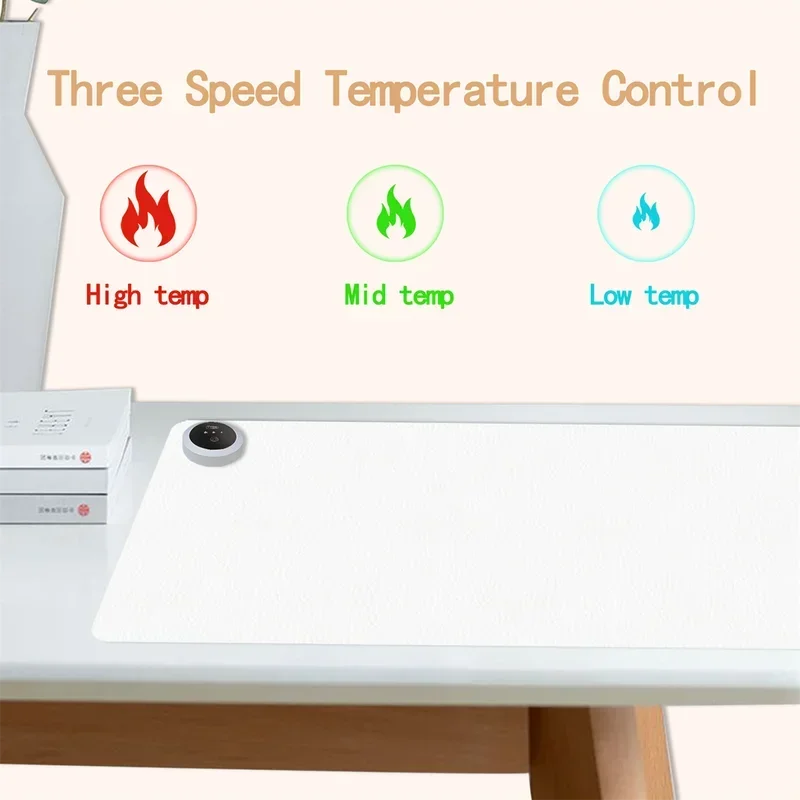 Extra Large Heated Desk Pad El - огляд і ціна Desk Setup Carpet