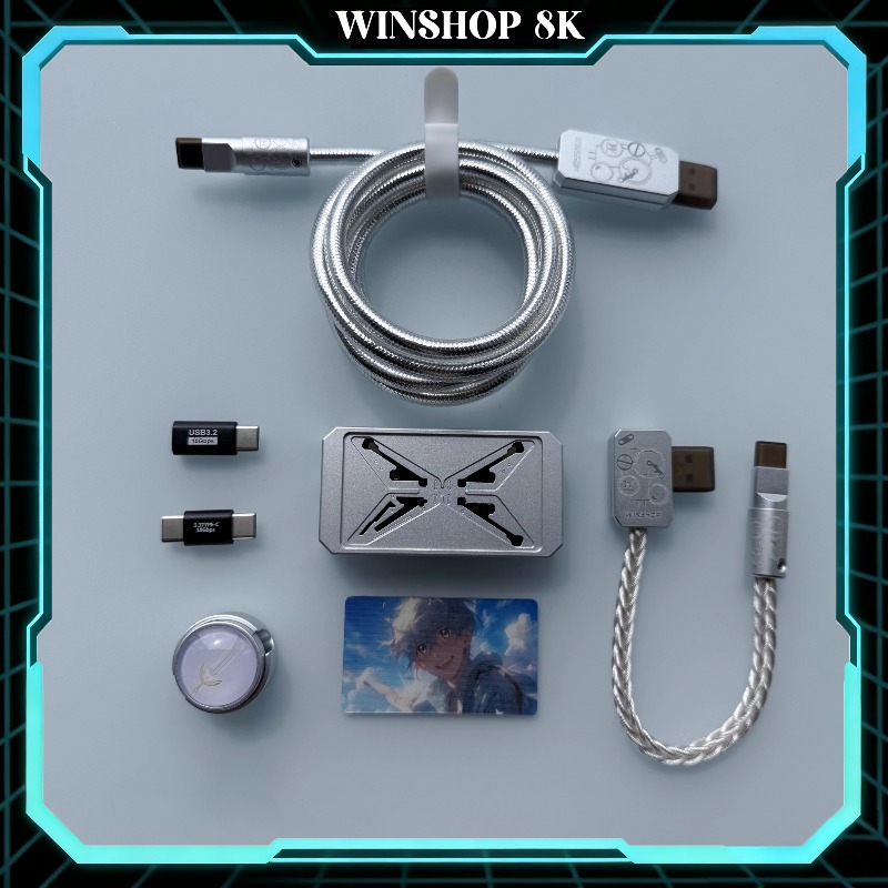 WINSHOP Esports HUB Dual-In 4- - огляд і ціна Desk Setup Accessories Aesthetic