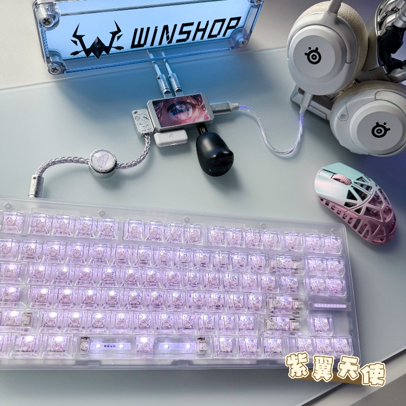 WINSHOP Esports HUB Dual-In 4- - огляд і ціна Desk Setup Accessories Aesthetic