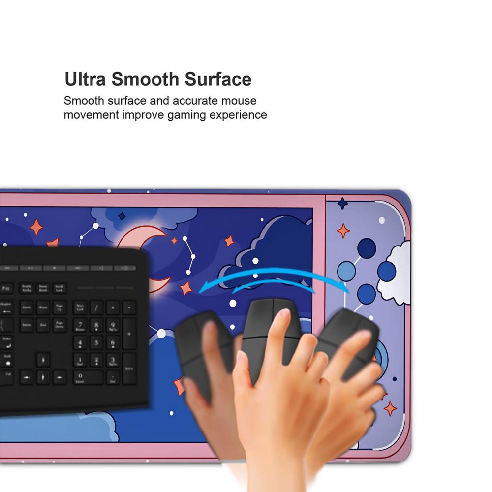 HYBXAXC Moon and Stars Large D - огляд і ціна Desk Setup Accessories Aesthetic