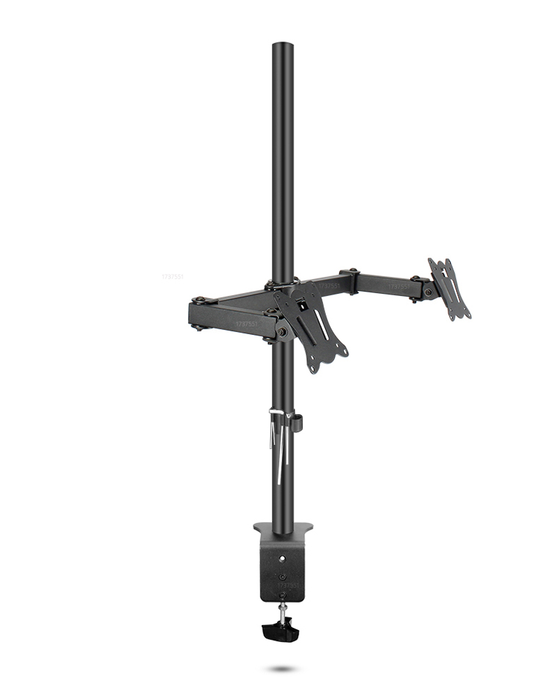 T902-280 360 Rotate Steel 10'- - огляд і ціна Dual Monitor Desk Setup