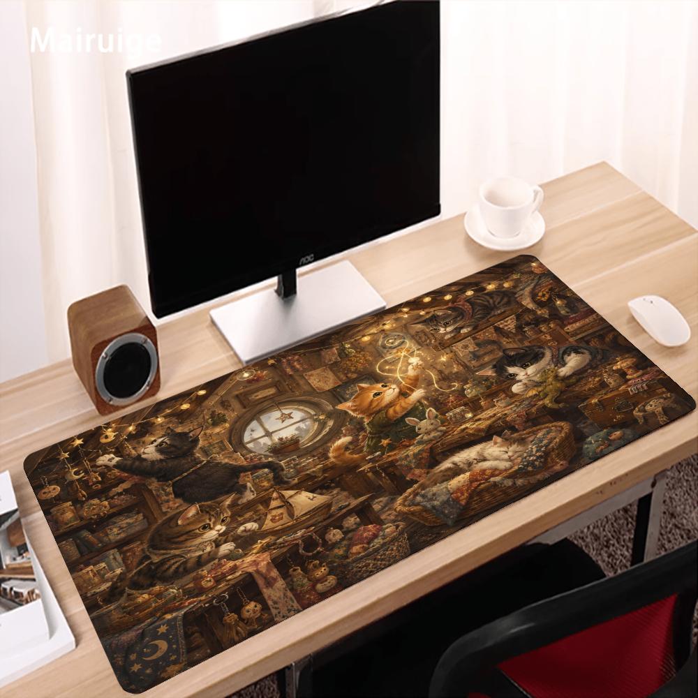 Cats Mouse Pad Anti-slip Desk  - огляд і ціна Desk Setup Study