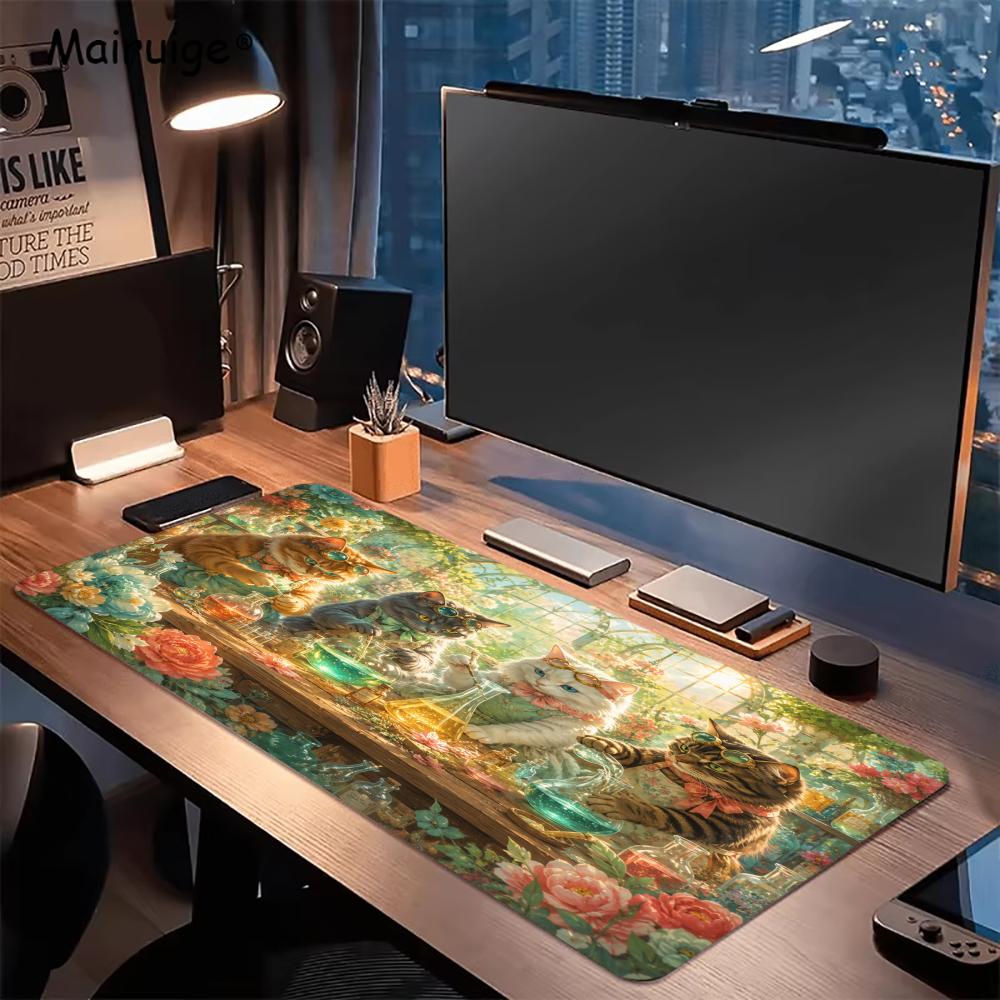 Cats Mouse Pad Anti-slip Desk  - огляд і ціна Desk Setup Study
