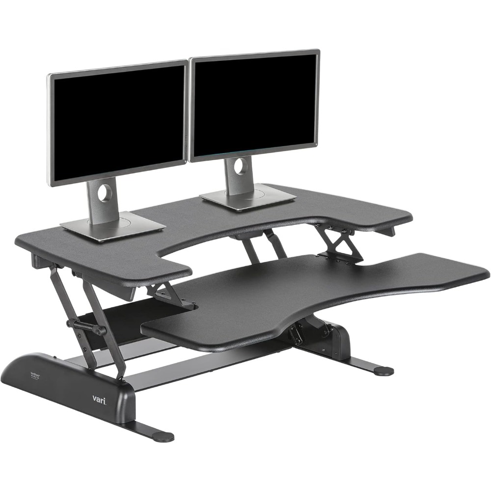 Desk Pro Plus 36, Dual Monitor - огляд і ціна Desk Setup Dual Monitor