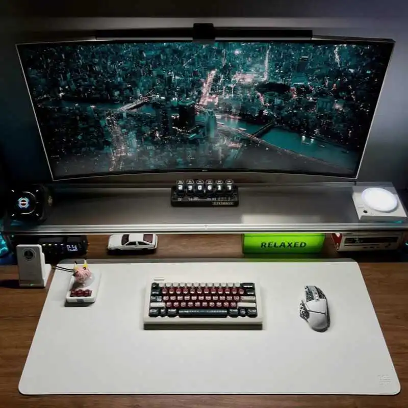Aluminum Monitor Stand Acrylic - огляд і ціна Desk Setup Laptop And Monitor