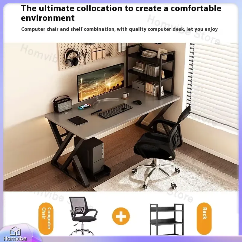 Modern Wooden Computer Desk fo - огляд і ціна Desk Setup Study