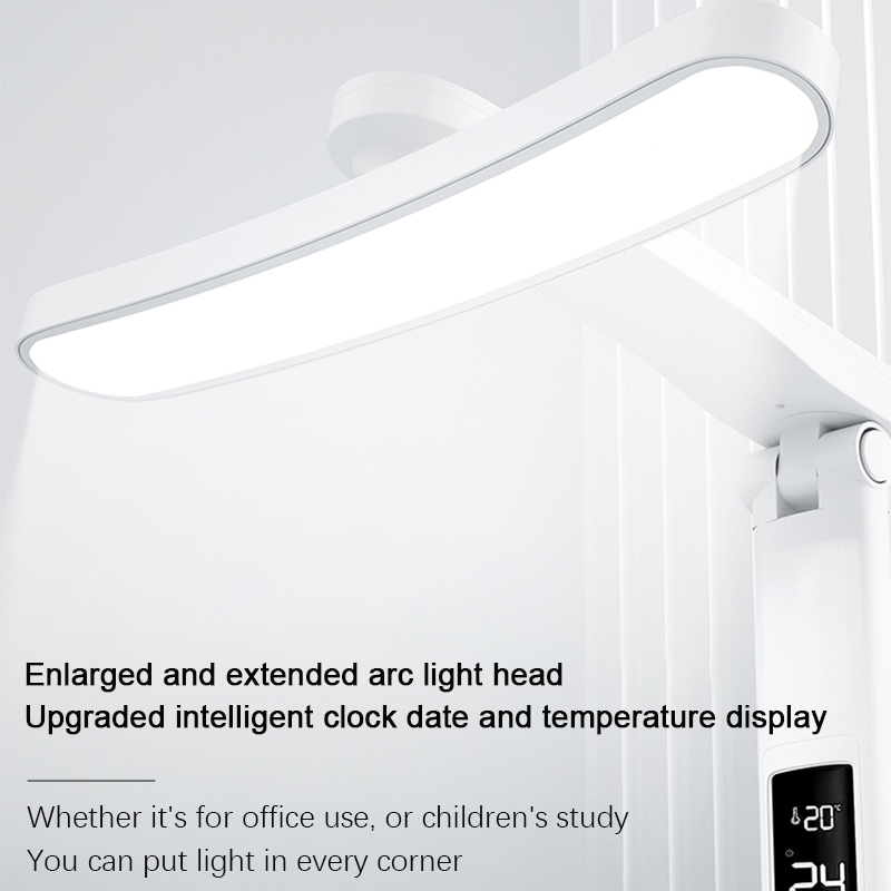 LED Clock Table Lamp USB Charg - огляд і ціна Desk Setup Study