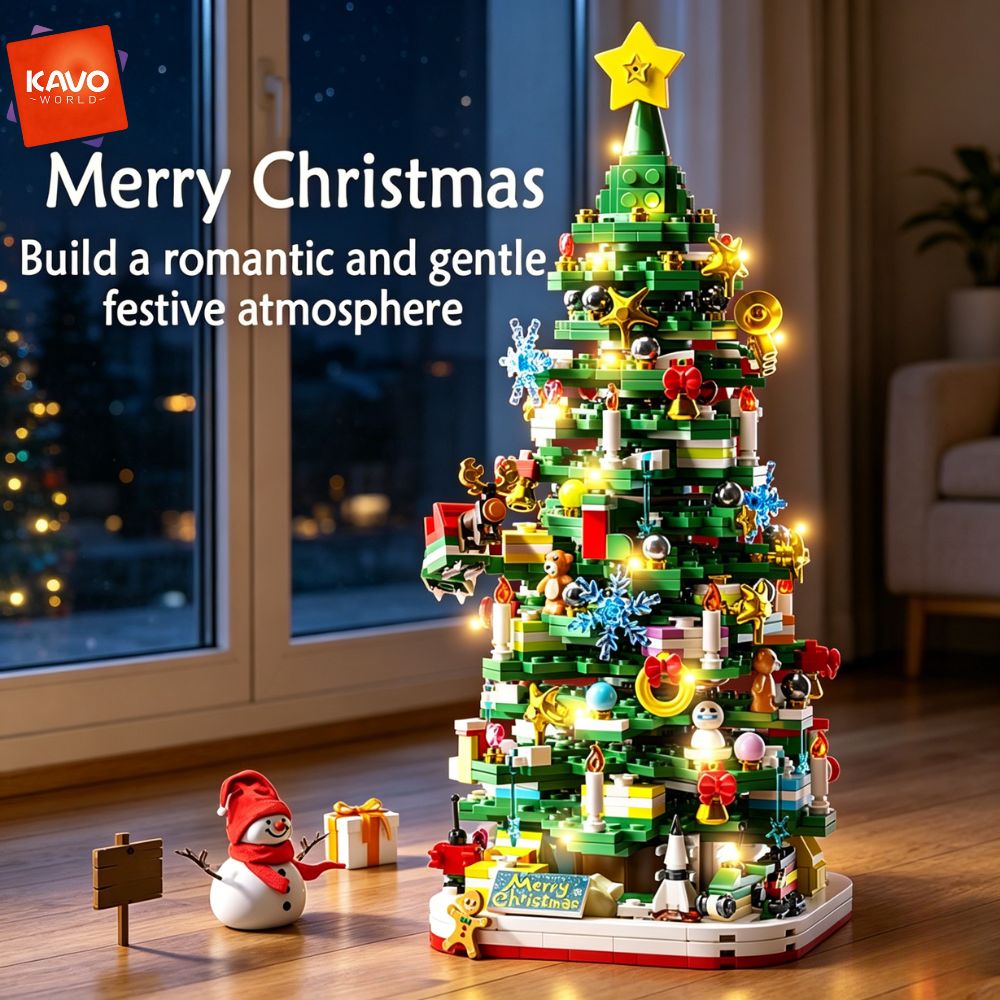 KAVOWORLD 1024pcs Christmas Tr - огляд і ціна Desk Setup Ideas Office