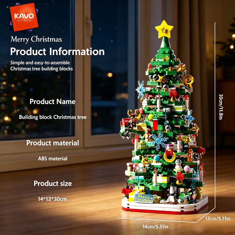 KAVOWORLD 1024pcs Christmas Tr - огляд і ціна Desk Setup Ideas Office