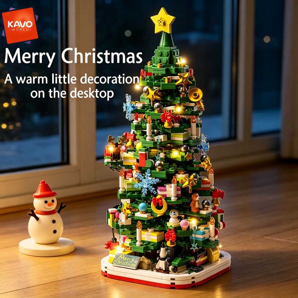 KAVOWORLD 1024pcs Christmas Tr - огляд і ціна Desk Setup Ideas Office