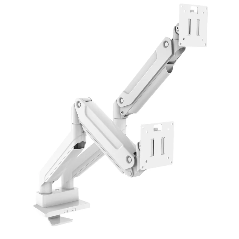 Dual Arm Monitor Mount Heavy D - огляд і ціна Desk Setup Dual Monitor