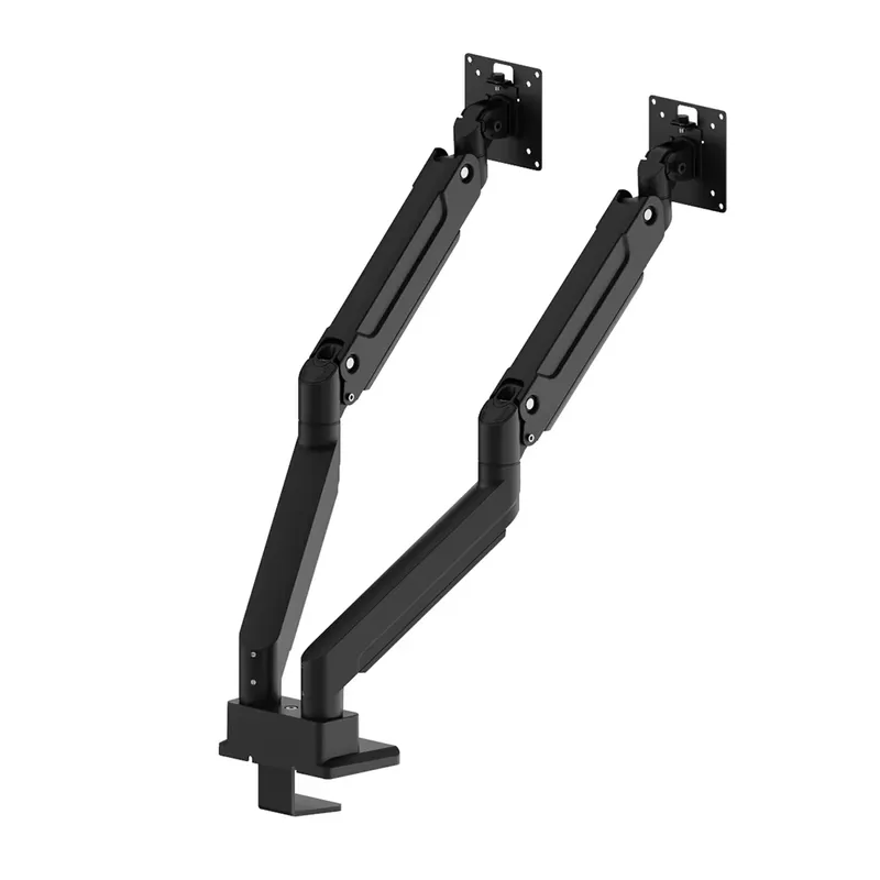Dual Arm Monitor Mount Heavy D - огляд і ціна Desk Setup Dual Monitor